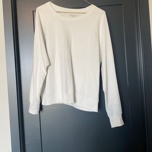 White athleta sweatshirt